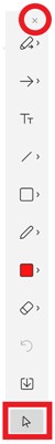 Image of annotation toolbar